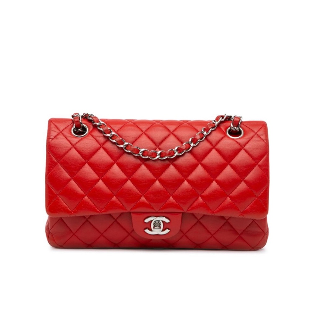 Chanel 2011 Medium Classic Lambskin Double Flap shoulder bag
